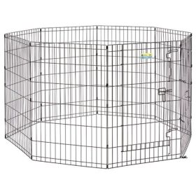 Exercise Pen with Door for Dogs and Pets - 36" tall - 1 count