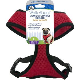 Harness - Red - Large - For Dogs 11-18 lbs (19"-23" Chest & 13"-15" Neck)