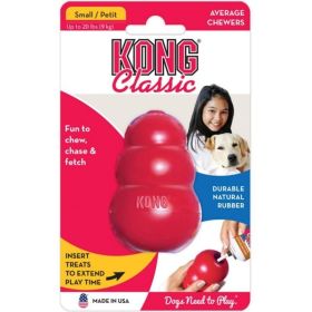 Dog Toy - Red - Small - Dogs up to 20 lbs (2.75" Tall x .75" Diameter)