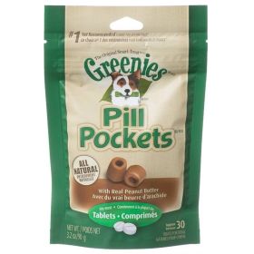Greenies Pill Pocket Peanut Butter Flavor Dog Treats - Small - 30 Treats