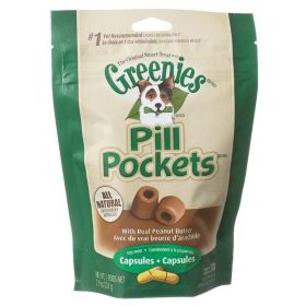 Greenies Pill Pocket Peanut Butter Flavor Dog Treats - Large - 30 Treats