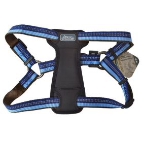 K9 Explorer Sapphire Reflective Adjustable Padded Dog Harness -20"-30" Girth