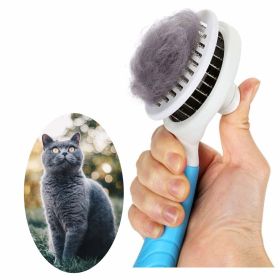 Cat Grooming Brush; Self Cleaning Slicker Brushes for Dog Pet Grooming Brush