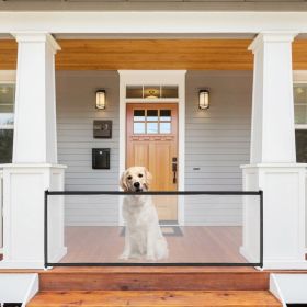 Dog Gate Dog Pet Baby Safety Guard Gate Folding Safety Mesh Fence Guard