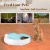 5-Meals Automatic Feeder Auto Pet Feeder 5x270ml Dry and Wet Food Dispenser