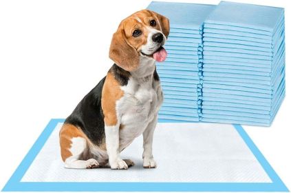 ScratchMe Super-Absorbent Waterproof Dog and Puppy Pet Training Pad, Blue