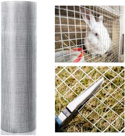 60inx100ft 1/2 in 19 Gauge Hardware Cloth Welded Cage Wire Chicken Fence