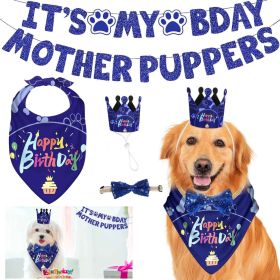 Dog Birthday Bandana Hat Set Dog Birthday Party Supplies Cute Dog