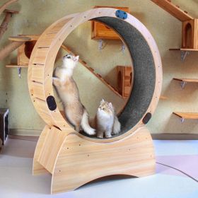 Cat Exercise Wheel ‚Äì Running, Spinning, and Scratching Fun, Cat Treadmill with Carpeted Runway, Kitty Cat Sport Toy, Great for Physical Activity and