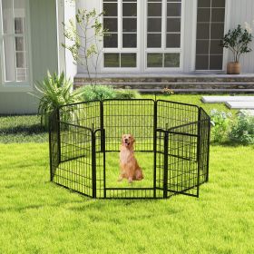 Pet Playpen, Pet Dog Fence Playground, Camping, 32" High