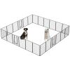 Dog Playpen Foldable 24 Panels Dog Pen 40" Height Pet Enclosure Dog Fence