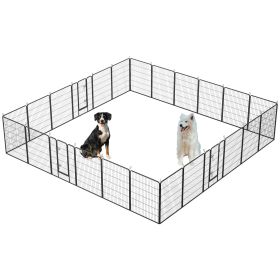 Dog Playpen Foldable 24 Panels Dog Pen 40" Height Pet Enclosure Dog Fence