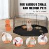 VEVOR Dog Playpen, 8 Panels Foldable Metal Dog Exercise Pen