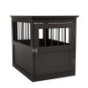 End Table Design Wood Dog Crate Furniture