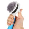 Cat Grooming Brush; Self Cleaning Slicker Brushes for Dog Pet Grooming Brush