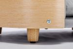 Scandinavian style Elevated Dog Bed Pet Sofa With Solid Wood legs