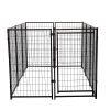 10-Panel Heavy Duty Metal Dog Kennel, Pet Playpen With Door