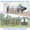 Dog Pens Outdoor 32" Height Foldable 12 Panels Heavy Duty Metal
