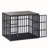 NEW HEAVY DUTY DOG CRATE FURNITURE FOR LARGE DOGS WOOD & STEEL