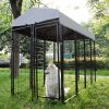 Dog Kennel with Roof Cover Heavy Duty Dog Crate for M-L