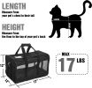 ScratchMe Pet Travel Carrier Soft Sided Portable Bag for Small Dogs