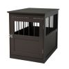 End Table Design Wood Dog Crate Furniture