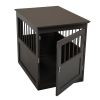 End Table Design Wood Dog Crate Furniture