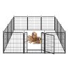Pet Playpen, Pet Dog Fence Playground, Camping, 32" High, Heavy Duty
