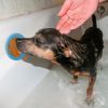 2pcs Dog Lick Pad Pet Shower Grooming Slow Feeder Dog Distraction Mat