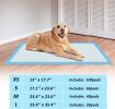 ScratchMe Super-Absorbent Waterproof Dog and Puppy Pet Training Pad, Blue