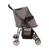 Puppy Pet Four Wheels Dog Jogger Stroller Trolley, One-Click Folding
