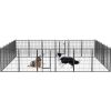 Dog Playpen Foldable 24 Panels Dog Pen 40" Height Pet Enclosure Dog Fence