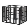 NEW HEAVY DUTY DOG CRATE FURNITURE FOR LARGE DOGS WOOD & STEEL