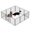 Dog Pens Outdoor 32" Height Foldable 12 Panels Heavy Duty Metal