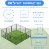 Dog Pens Outdoor 32" Height Foldable 12 Panels Heavy Duty Metal