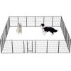Dog Playpen Foldable 24 Panels Dog Pen 40" Height Pet Enclosure Dog Fence