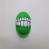 Pet Squeaky Ball Interactive Chewing Toy with Funny Large Teeth Design