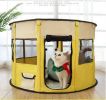 Portable Pet Soft Playpen;  Pop up Tent Indoor & Outdoor Use Paw Kennel Cage