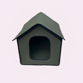 Portable Soft Dog House, Outdoor Waterproof Windproof Rainproof Dog Pet House (size: medium)