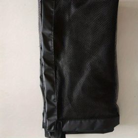 Pet Dog Gate Network Fence Stairs Folding Breathable Mesh Enclosure Dog Fence (size: 70.87*28.35inch)