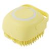 Bath Brush Shampoo Brush Soft Silicone Comb Hair Scalp Massager For Dogs