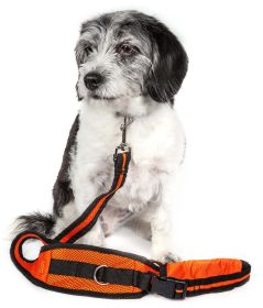Pet Life Echelon Hands Free And Convertible 2-In-1 Training Dog Leash (Color: Orange)