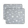 2Pcs Washable Pet Pee Pads For Puppy Reusable Potty Mats Machine Washable
