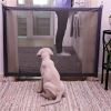 Pet Dog Gate Network Fence Stairs Folding Breathable Mesh Enclosure Dog Fence