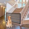 Pet Dog Gate Network Fence Stairs Folding Breathable Mesh Enclosure Dog Fence
