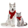 Pet knit Christmas scarf Creative teddy scarf dog pet supplies pet clothing