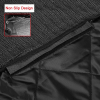 Pet Dog Car Seat Cover Rear BackTravel Waterproof Bench Protector Luxury -Black