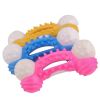 Dog Chew Toy Durable for Aggressive Chewers Teeth Cleaning, Safe Bite Resistant