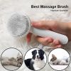 Grooming Brush;  Self Cleaning Slicker Brushes For Hair Removal Comb