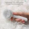 Grooming Brush;  Self Cleaning Slicker Brushes For Hair Removal Comb